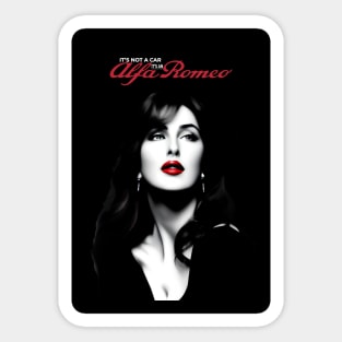 Alfa Romeo Monica Bellucci Sticker